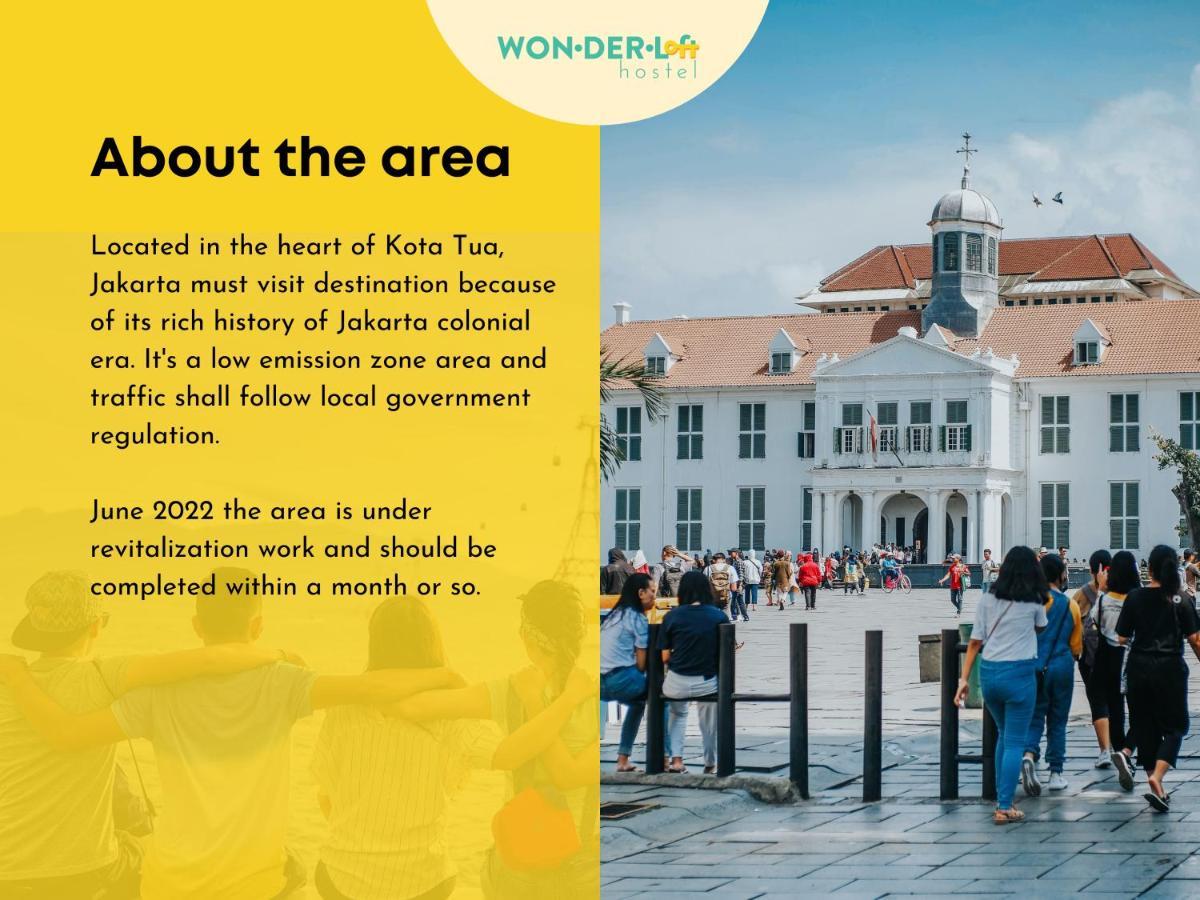 Wonderloft Hostel Kota Tua Jacarta Exterior foto